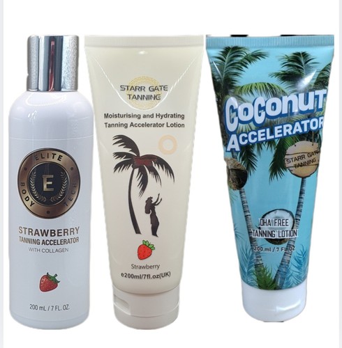Tanning accelerator and - accelerator,