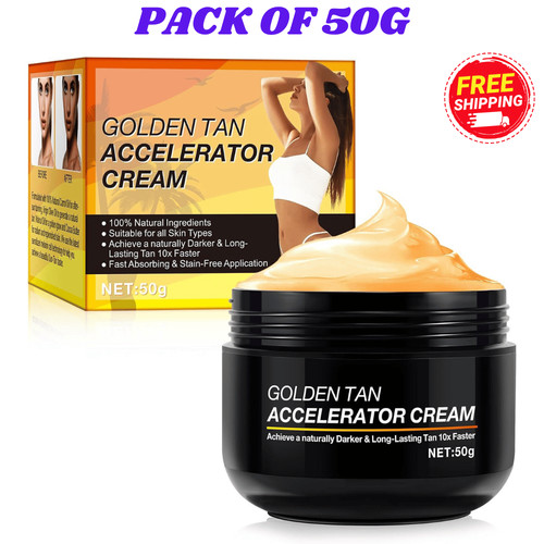 Tanning accelerator cream - tanning, –